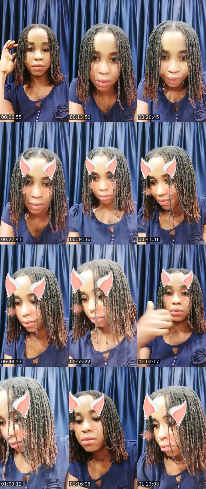 Contact-sheet preview of 🍑Curvy Goddess's Liveme recording