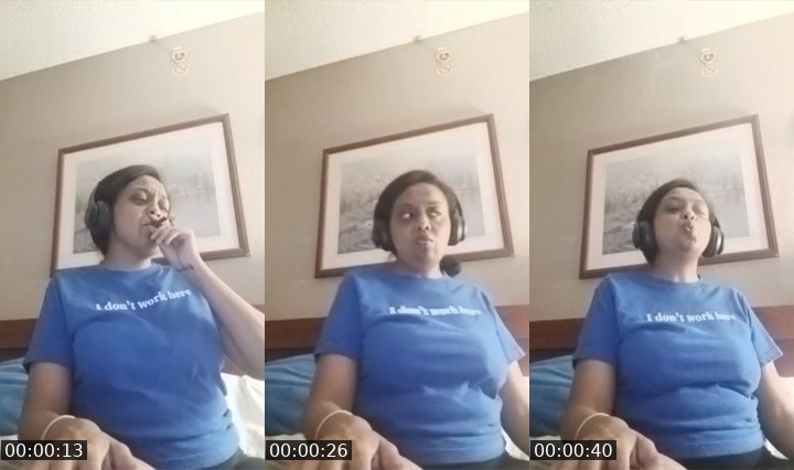 Contact-sheet preview of Ms Koffee's Liveme recording
