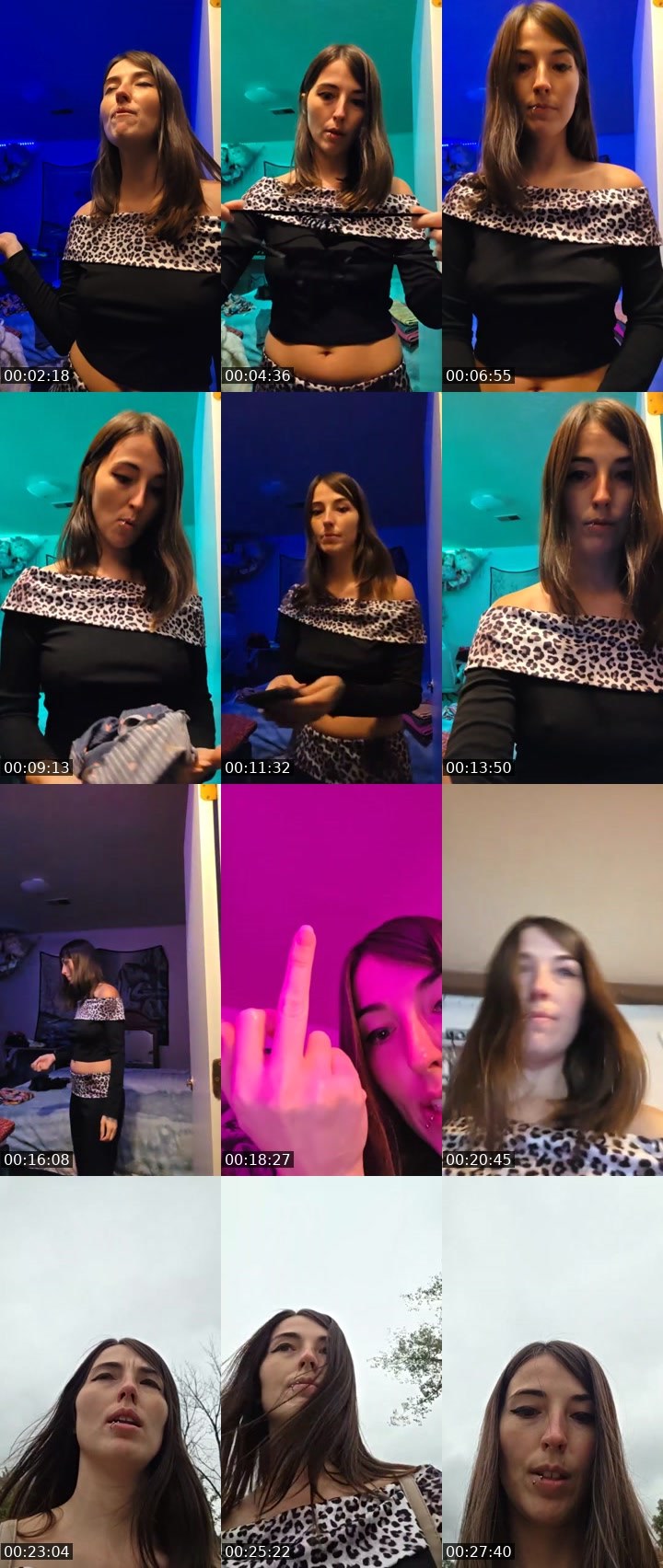 Contact-sheet preview of ᵕ̈babylove❤️'s Liveme recording