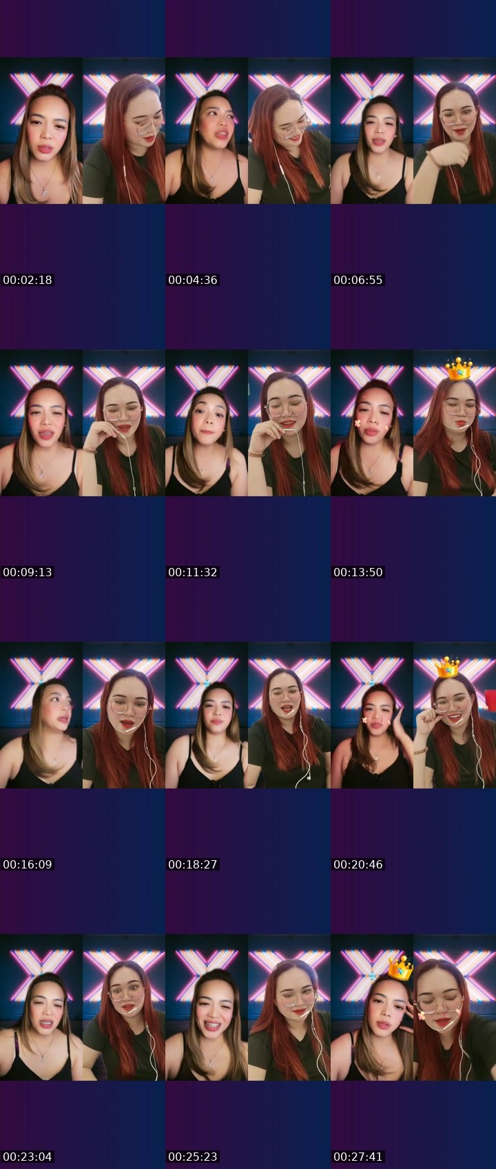Contact-sheet preview of 5.6K🌶️👸🏻Slurphy🫧's Liveme recording