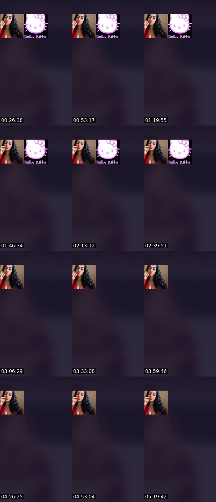 Contact-sheet preview of 𝐌𝐘𝐒𝐓𝐄𝐑𝐘 🐝's Liveme recording