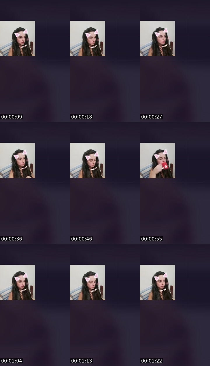 Contact-sheet preview of Cat ^.^💟 ☕️🎩's Liveme recording