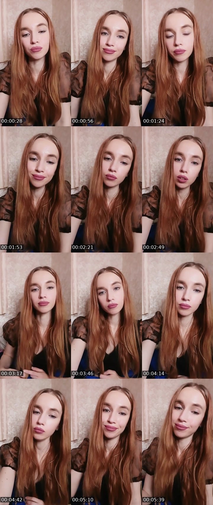 Contact-sheet preview of Anny_Ann 💎's Liveme recording