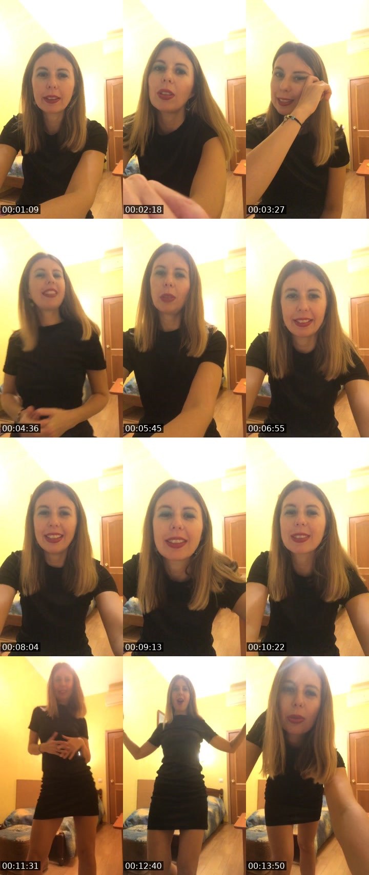 Contact-sheet preview of RubyWhisper's Liveme recording