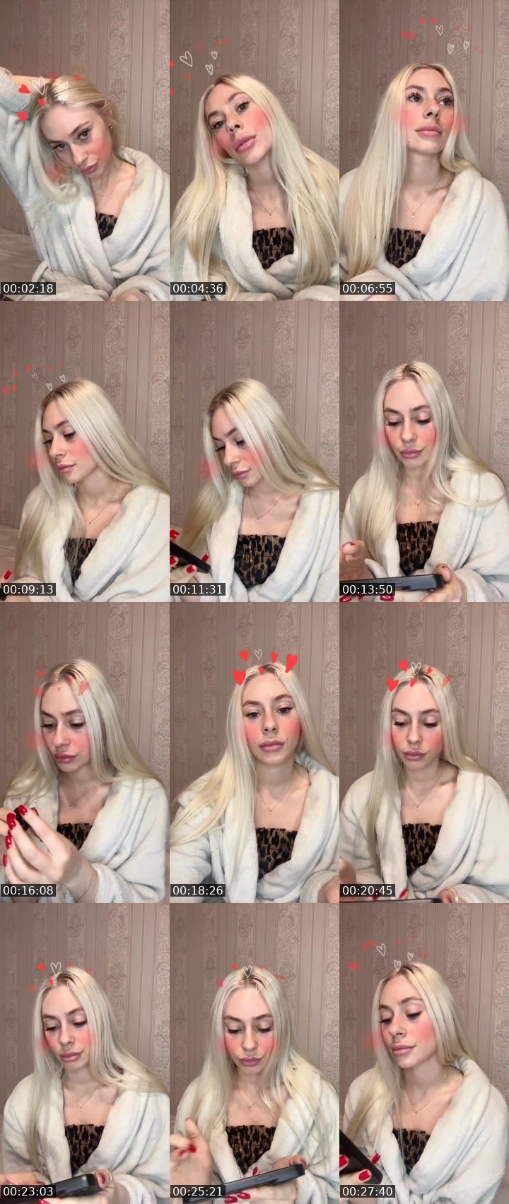 Contact-sheet preview of lubasha_12🇺🇦's Liveme recording