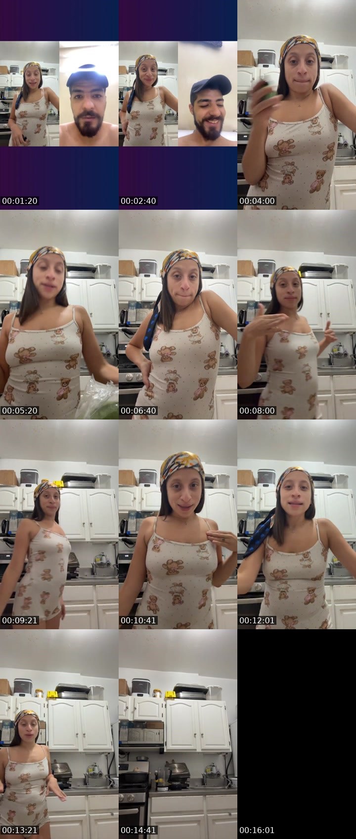 Contact-sheet preview of JulieboO30's Liveme recording