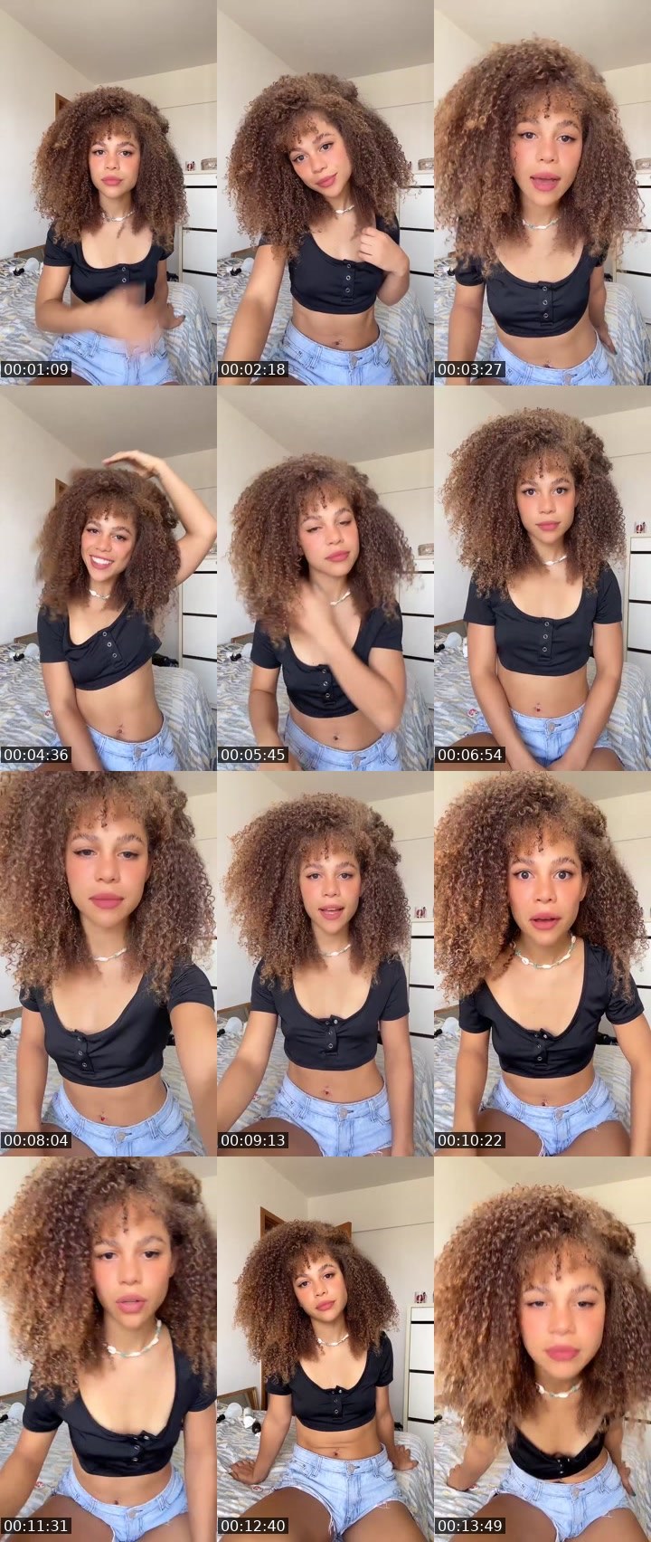 Contact-sheet preview of Ayana 🪷's Liveme recording