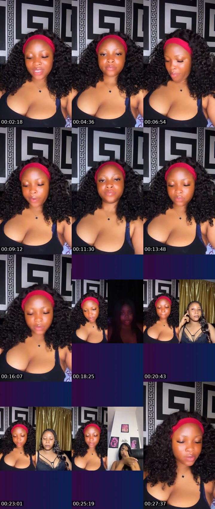 Contact-sheet preview of 🪽Swt Cookie🍪-bfd's Liveme recording