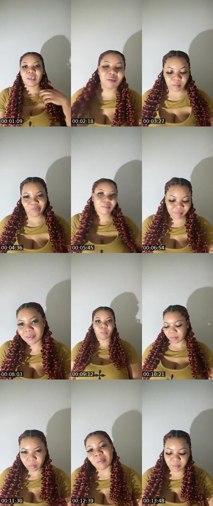 Contact-sheet preview of 🍭🅰️my Lilly🥛🎀✊🏾's Liveme recording