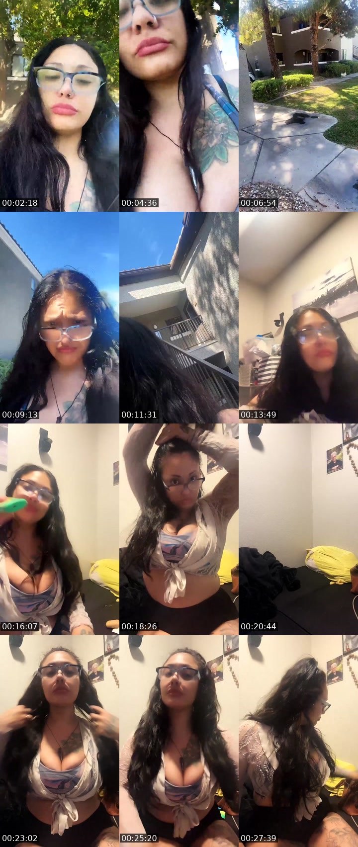 Contact-sheet preview of Sinner2High4L🔥's Liveme recording