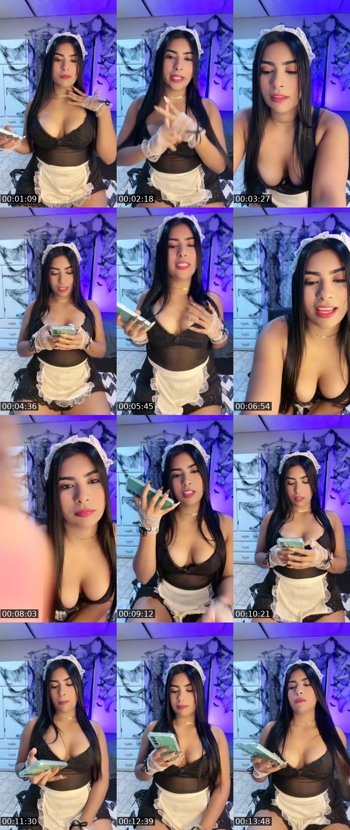 Contact-sheet preview of ☁️Ms. April🔮💯's Liveme recording
