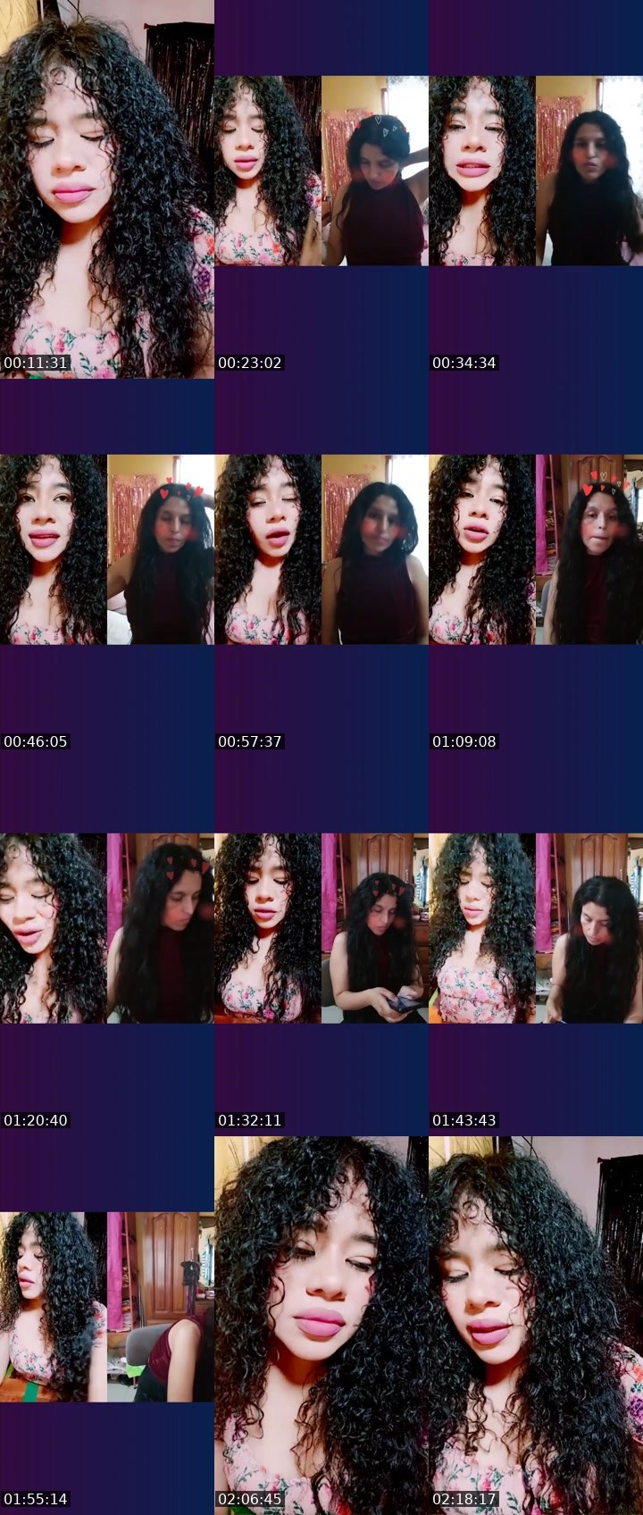 Contact-sheet preview of ༺🐷🅿︎🅴︎🅿︎🅰︎🌋༻'s Liveme recording