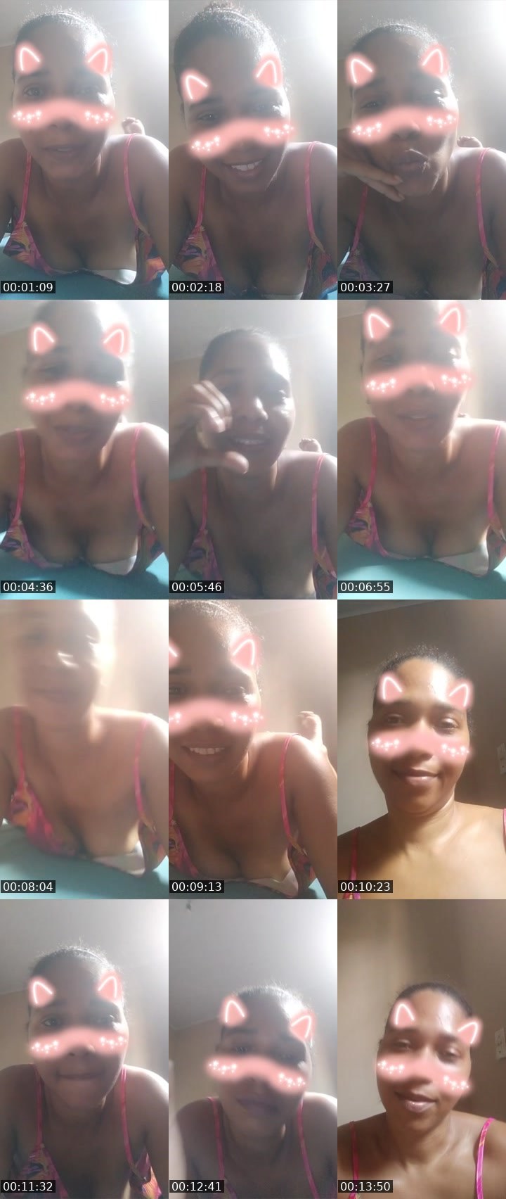 Contact-sheet preview of kiaara's Liveme recording