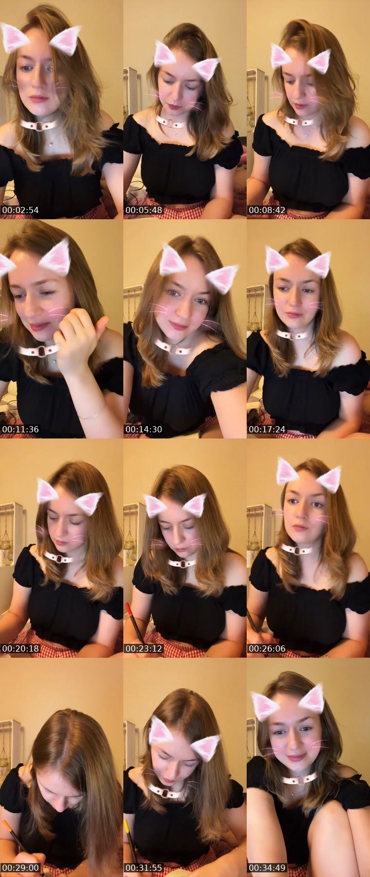 Contact-sheet preview of Sunny ☀️ (Daria🐁)'s Liveme recording