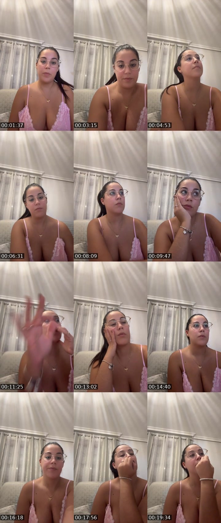 Contact-sheet preview of Lorenaglbrt1 🌹🐝's Liveme recording