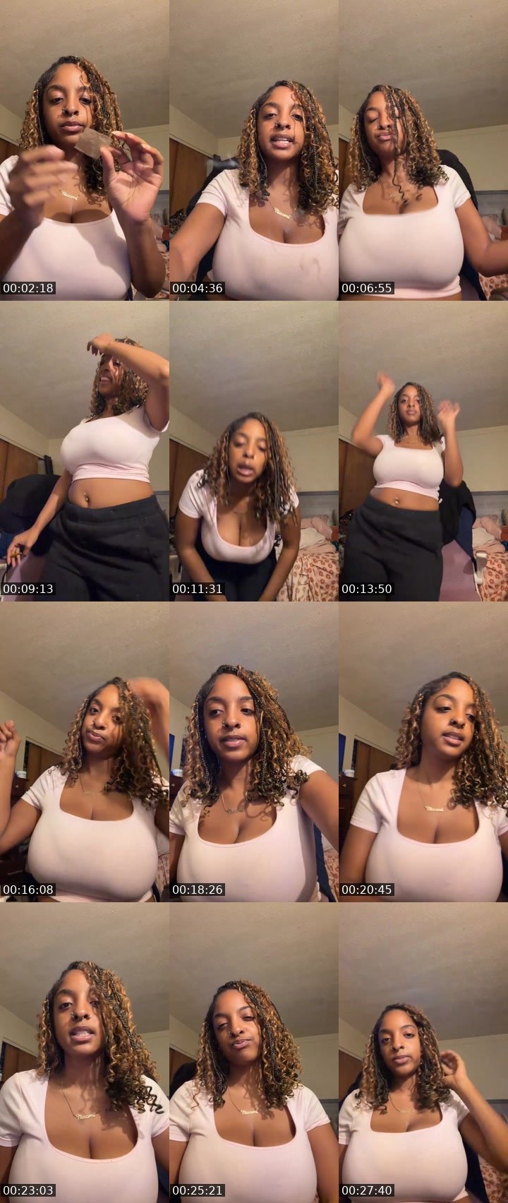Contact-sheet preview of prettygyal's Liveme recording