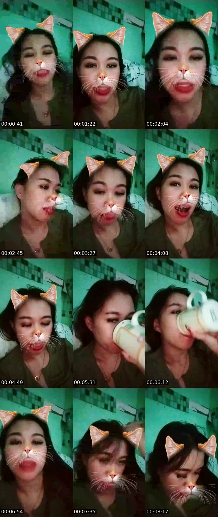 Contact-sheet preview of 👾👸𝒲enxy🍂's Liveme recording