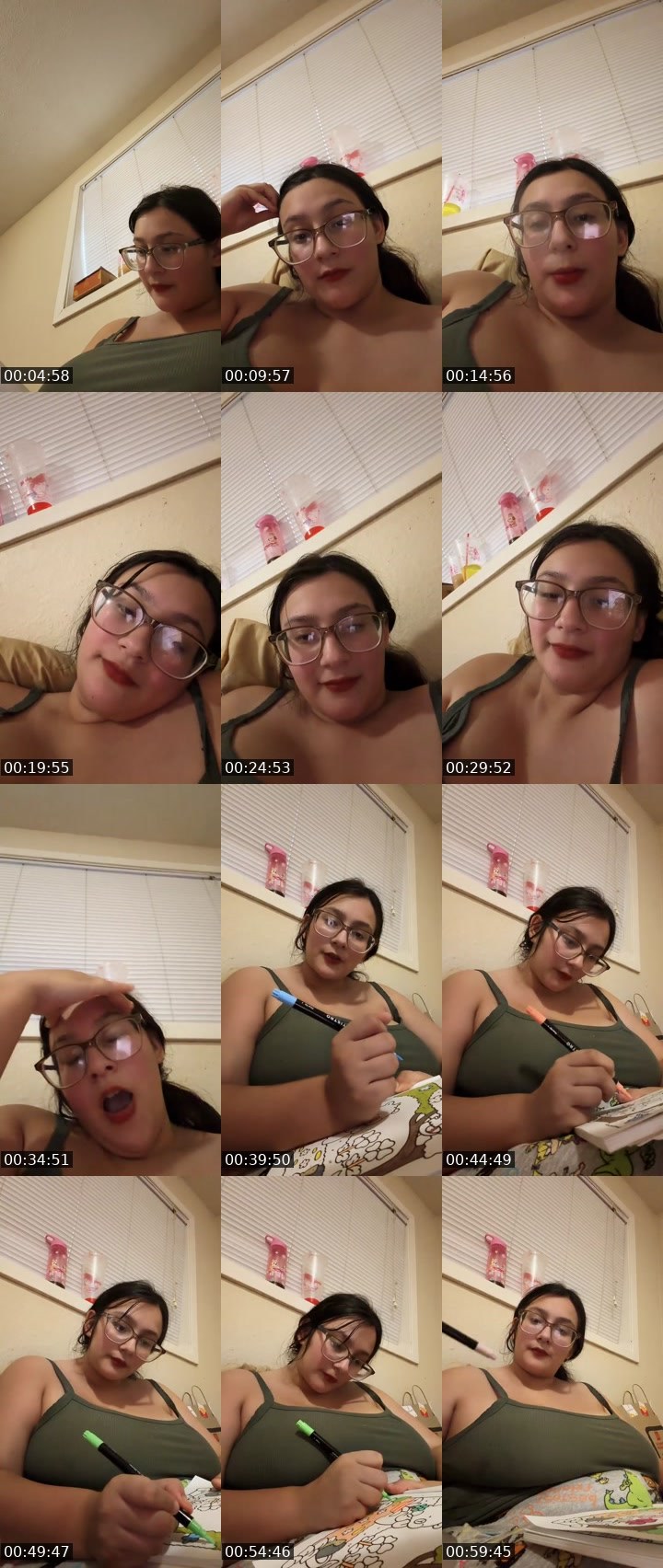 Contact-sheet preview of Tiffanie27's Liveme recording