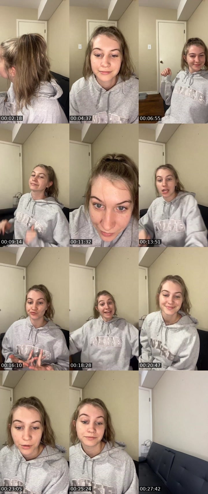 Contact-sheet preview of Kaykaitx0's Liveme recording