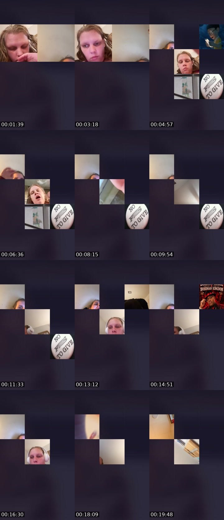 Contact-sheet preview of 🛡️6NR6🛡️cassie's Liveme recording