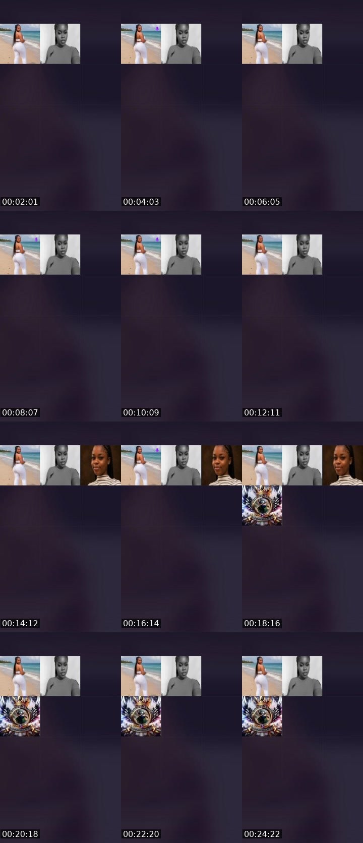 Contact-sheet preview of 🍕Mira💎💦💤's Liveme recording