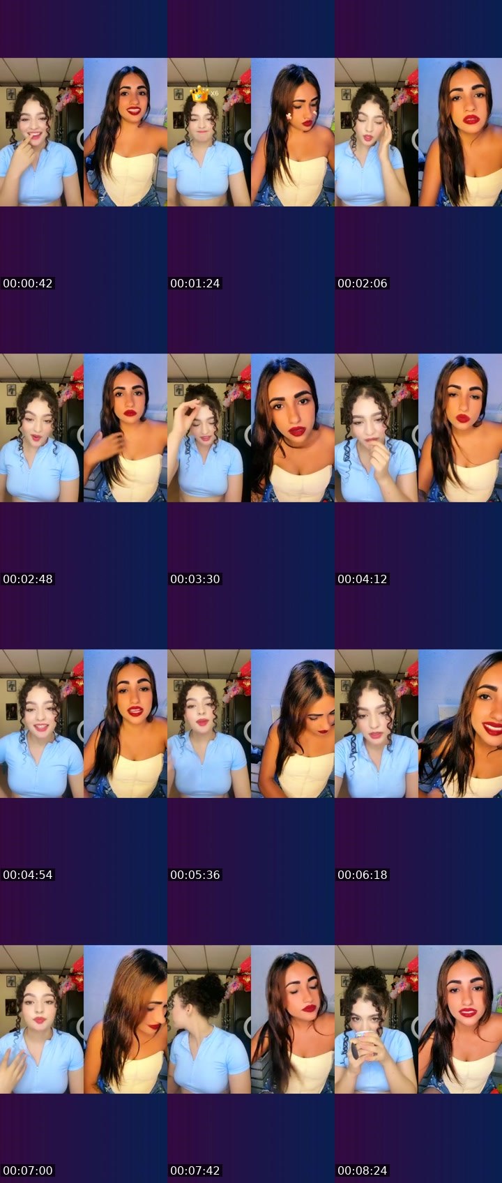 Contact-sheet preview of 🌐Karen3🔥🌪️'s Liveme recording