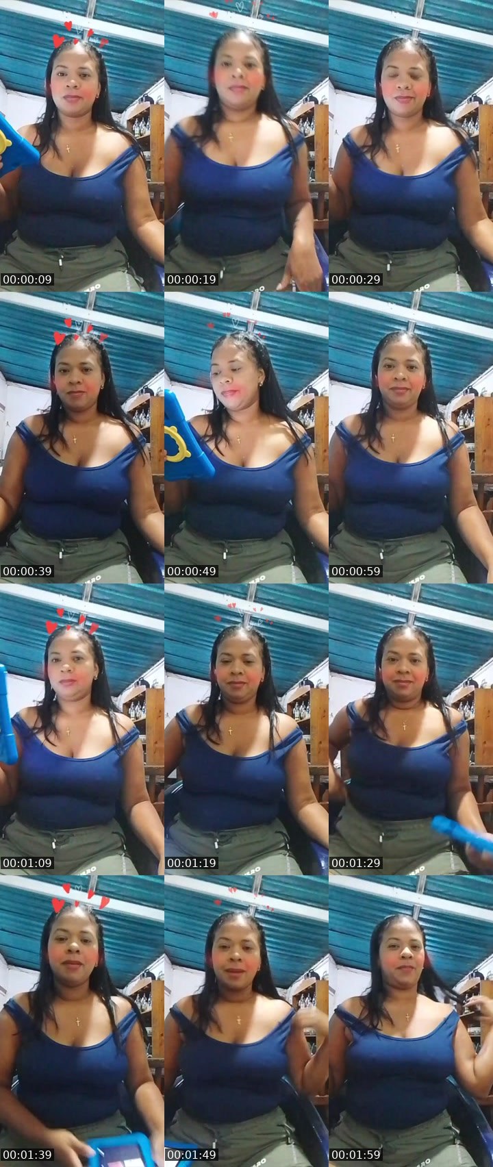 Contact-sheet preview of 👑⃤Eliannys🧿's Liveme recording