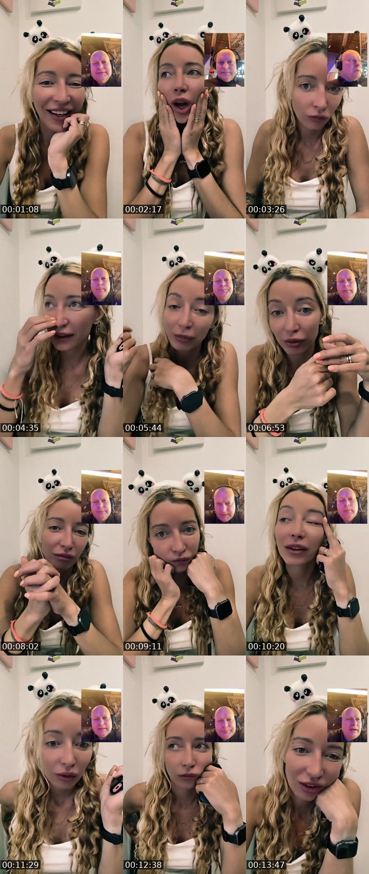 Contact-sheet preview of 😉Kate 🤍℄'s Liveme recording