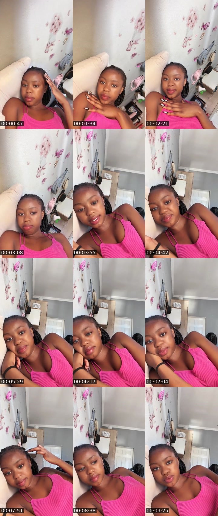Contact-sheet preview of GrACe🌸💦's Liveme recording