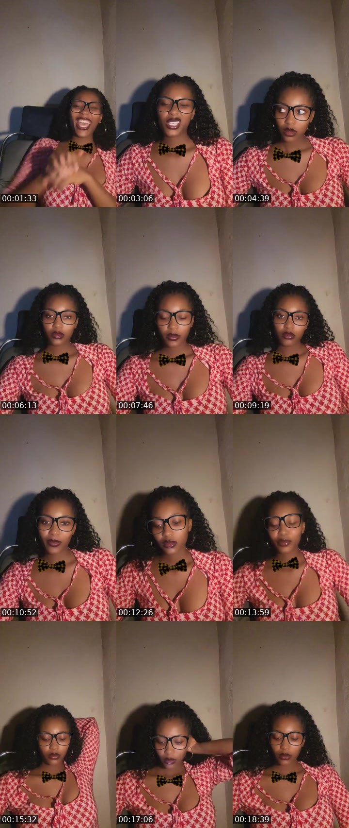 Contact-sheet preview of ✧CLAIRE✧💋🌸's Liveme recording