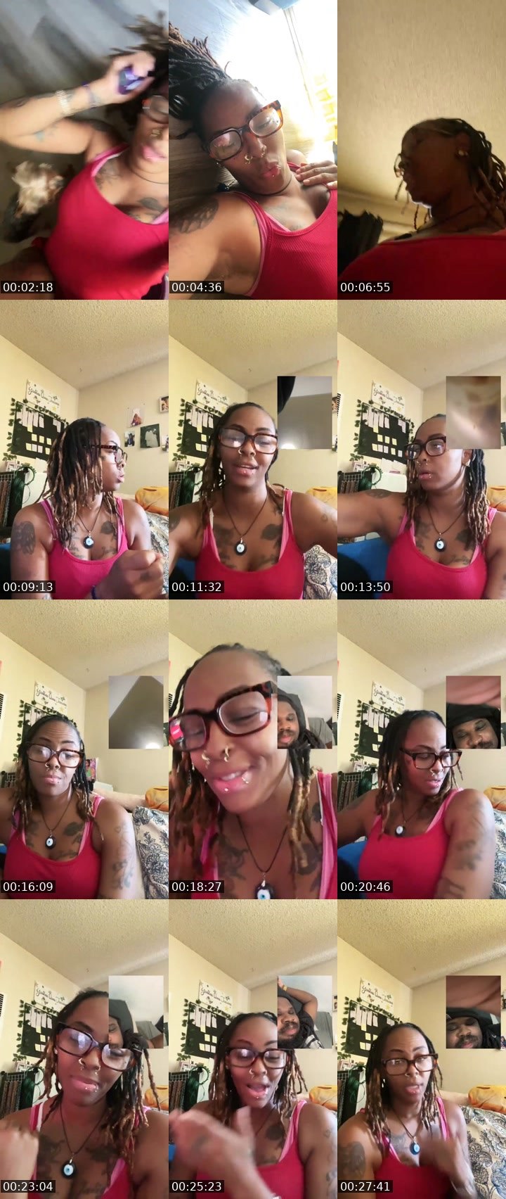 Contact-sheet preview of 👑DS💜♏️BADDIEĂNGEL's Liveme recording