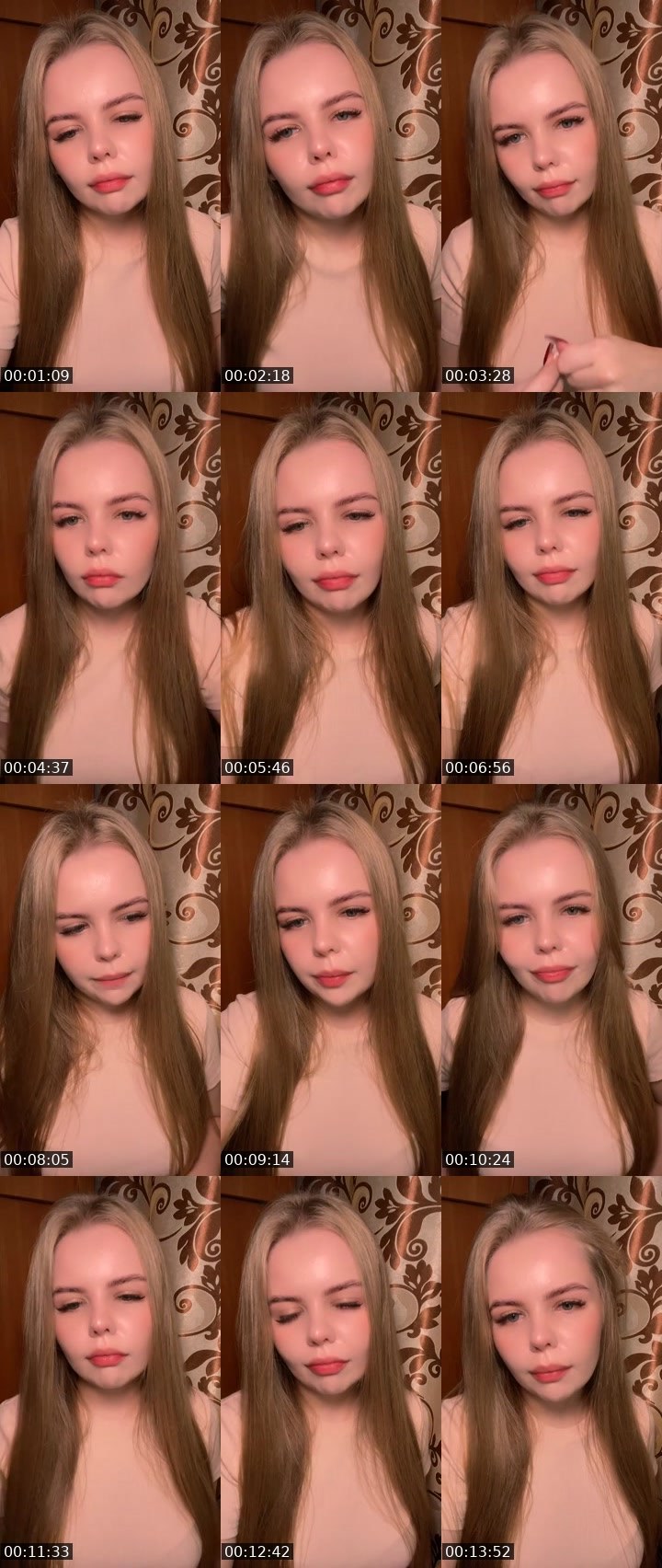 Contact-sheet preview of KSENII 💘's Liveme recording