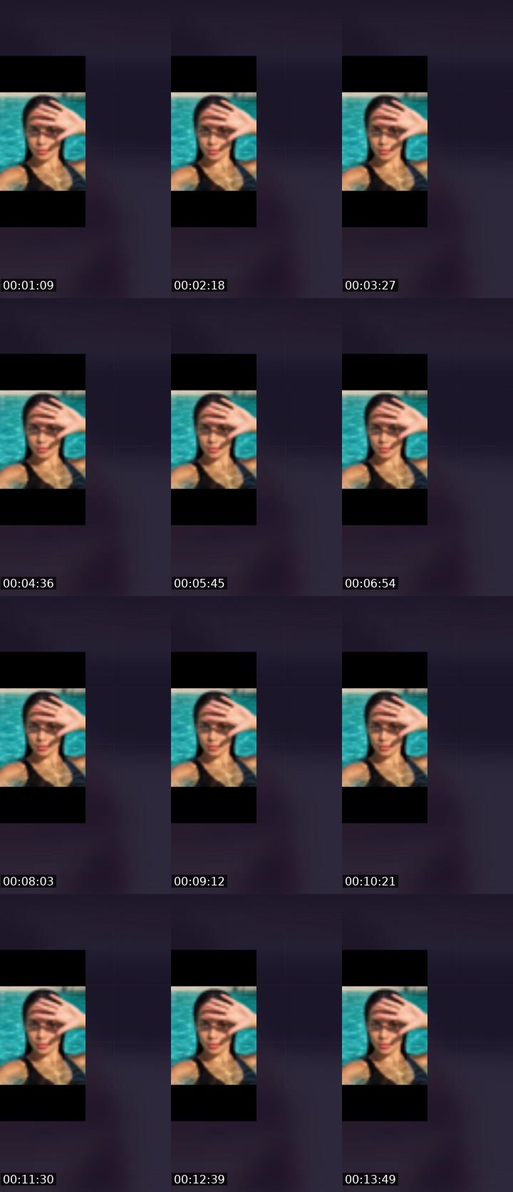 Contact-sheet preview of Maeva 🥂's Liveme recording