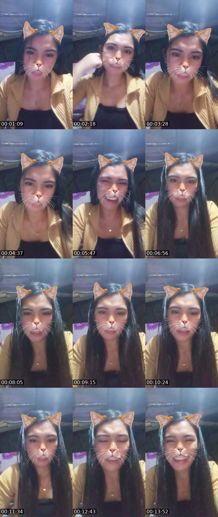 Contact-sheet preview of 🐺👸Crystal🧜's Liveme recording