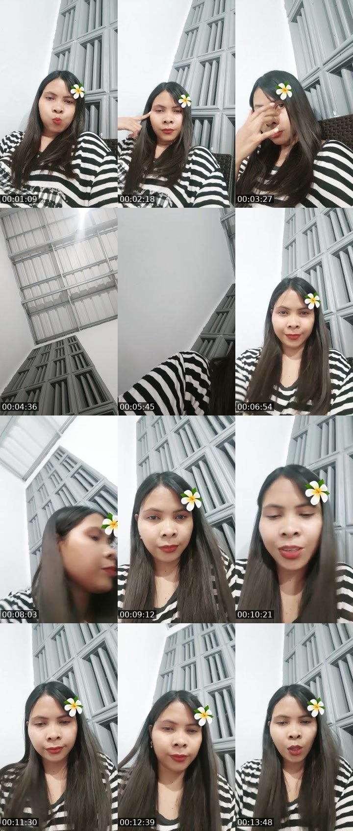 Contact-sheet preview of Eve yumm's Liveme recording