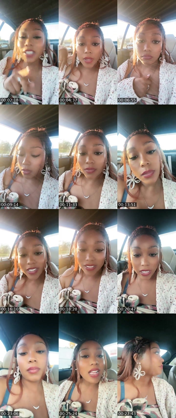 Contact-sheet preview of Krystal babii's Liveme recording