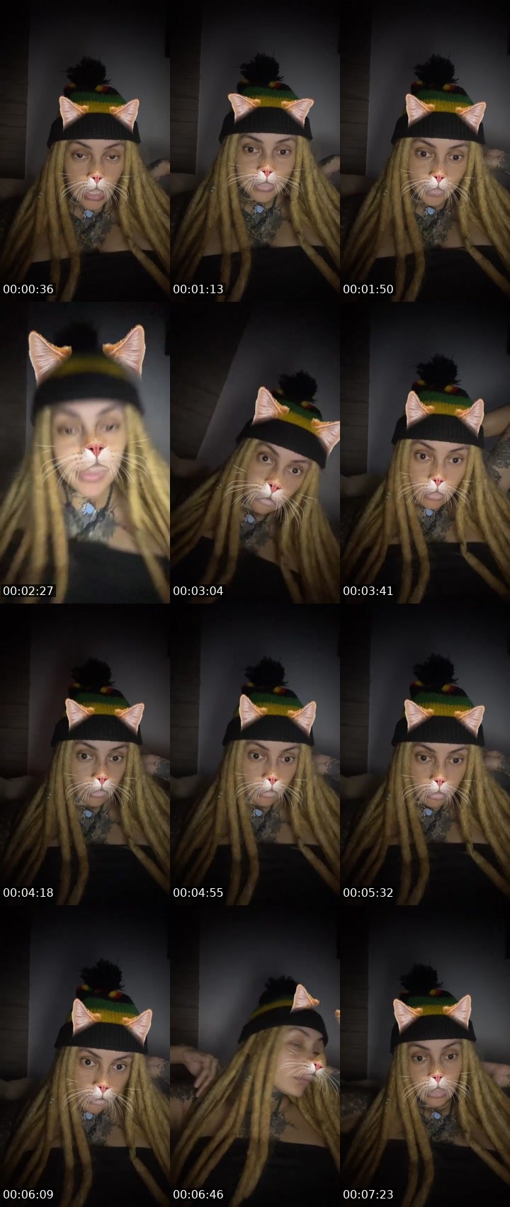 Contact-sheet preview of Jhey_Dread's Liveme recording