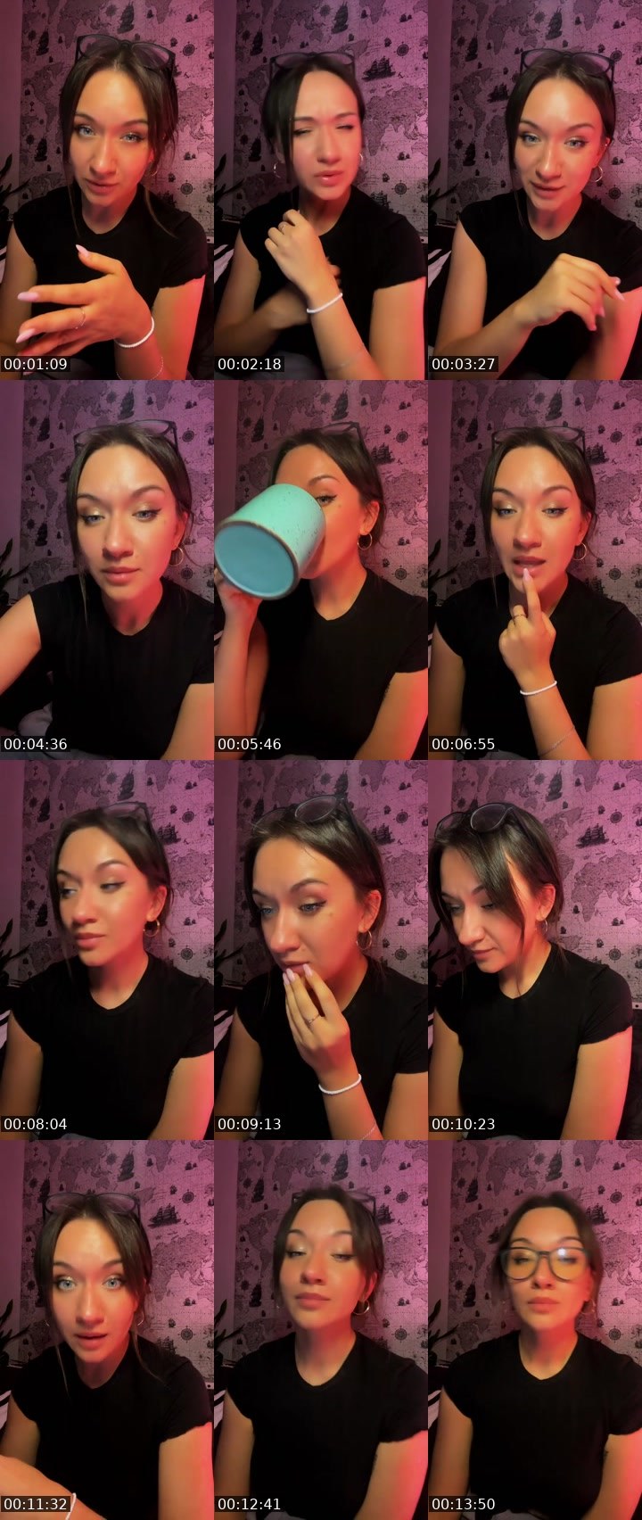 Contact-sheet preview of ✨CaliforniSASHion✨'s Liveme recording
