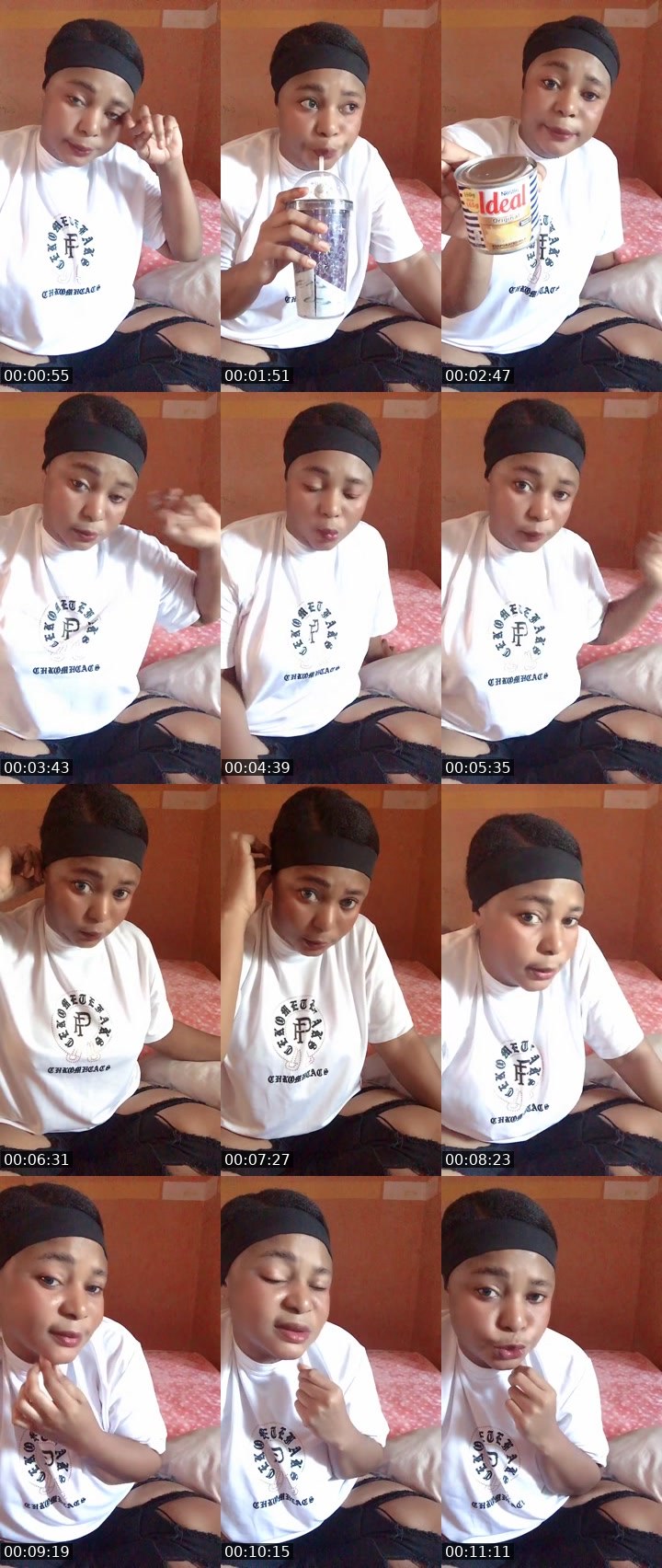 Contact-sheet preview of Mira💦 💤's Liveme recording