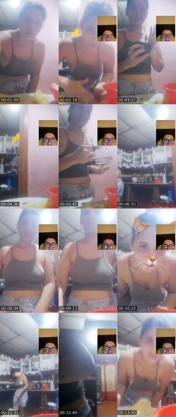 Contact-sheet preview of ✨ 𝓔𝓵𝓲𝔃𝓪🦋🌖's Liveme recording