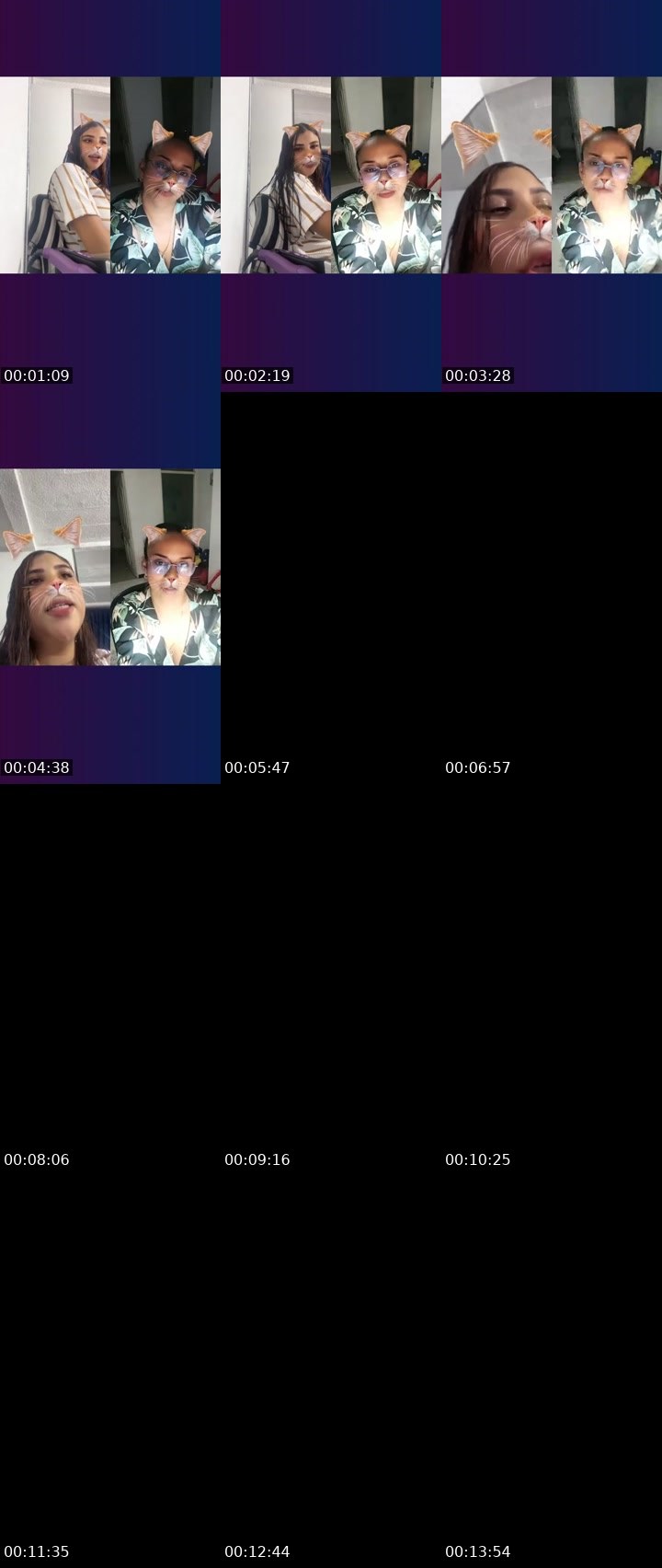 Contact-sheet preview of 🌐🔥lizeth🎀 🧸's Liveme recording