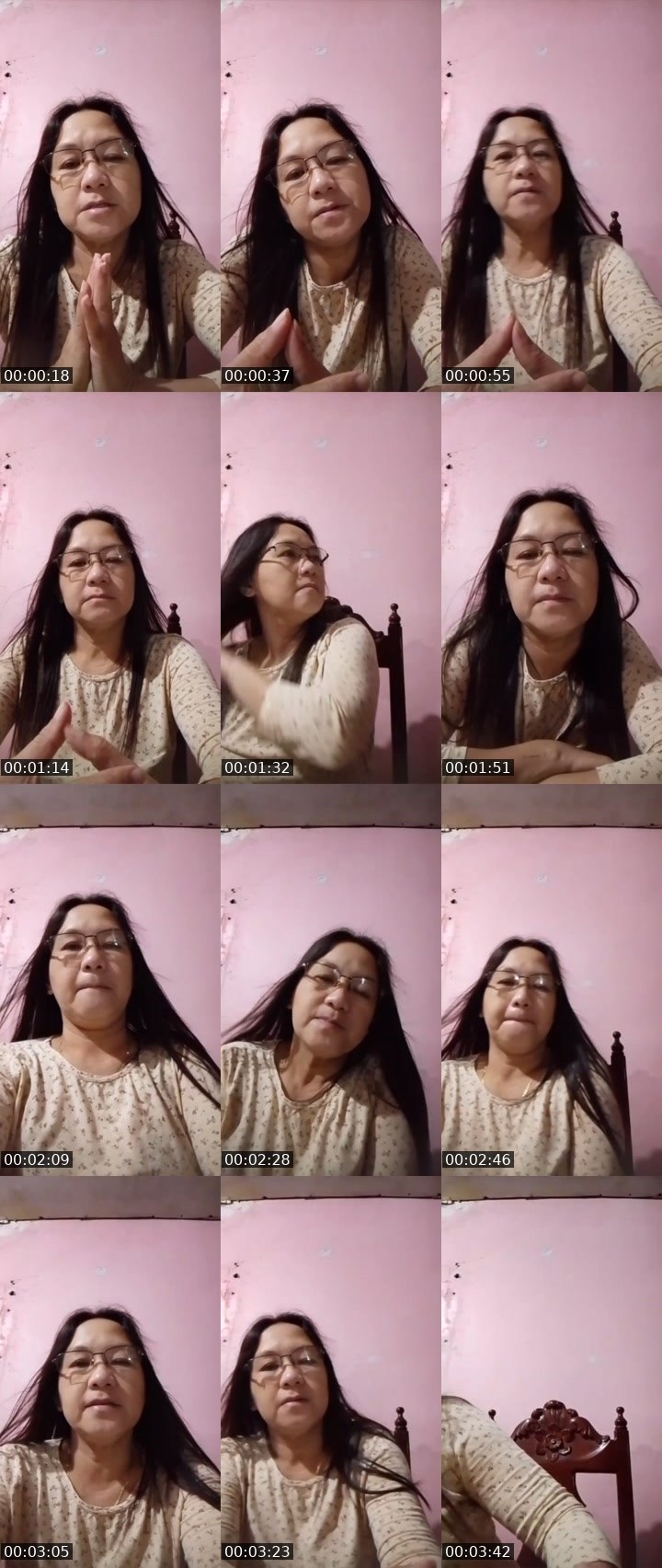 Contact-sheet preview of 🔴daisyyyy💤's Liveme recording