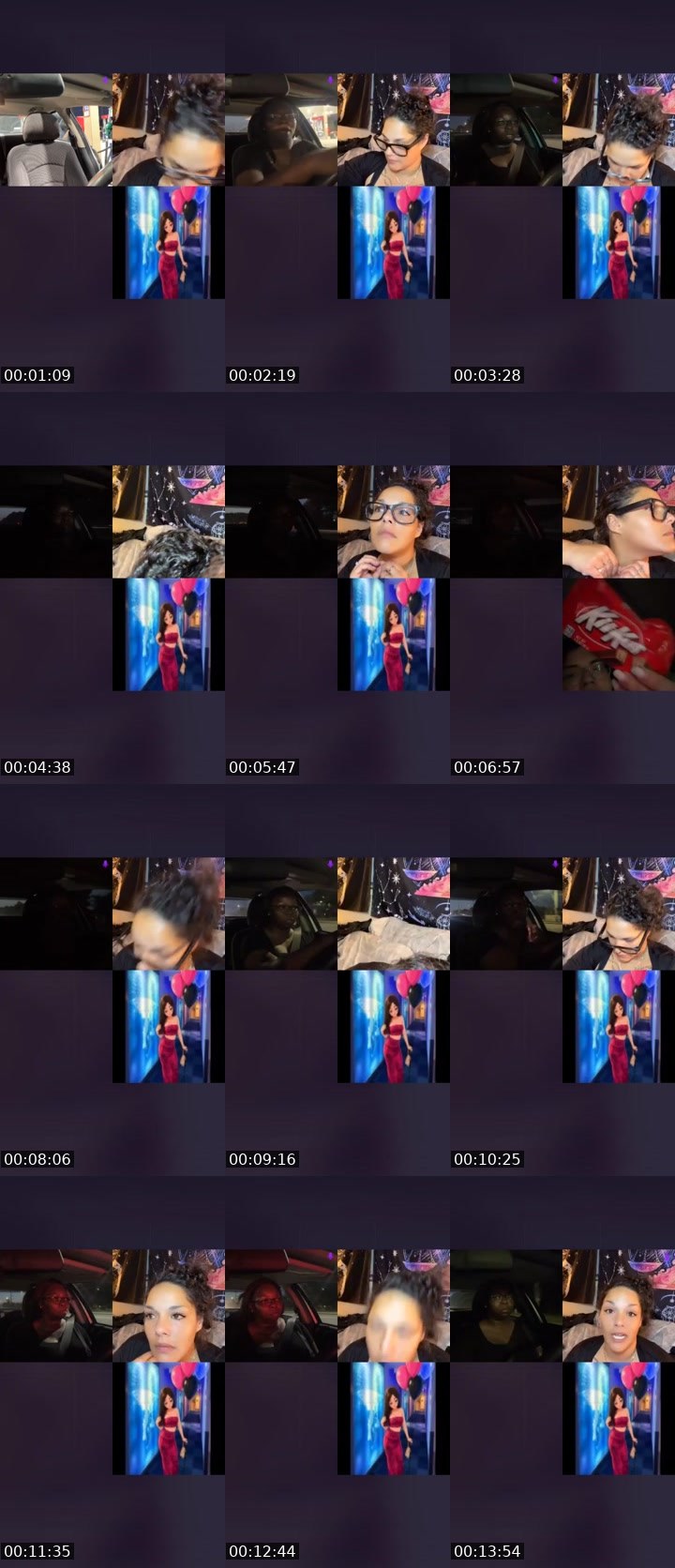 Contact-sheet preview of 🖤🩷Nezuko🩷🖤's Liveme recording