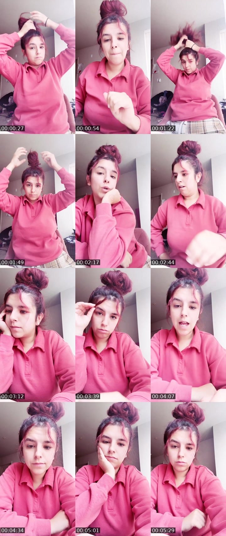 Contact-sheet preview of ItsssMfknGuera🥴💯🎒's Liveme recording