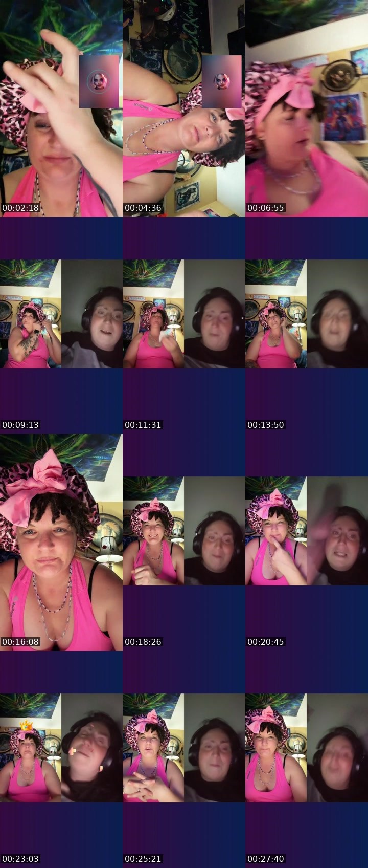 Contact-sheet preview of ɱ ʝ ❌⭕️ b̶un̶n̶y̶ 🐇's Liveme recording
