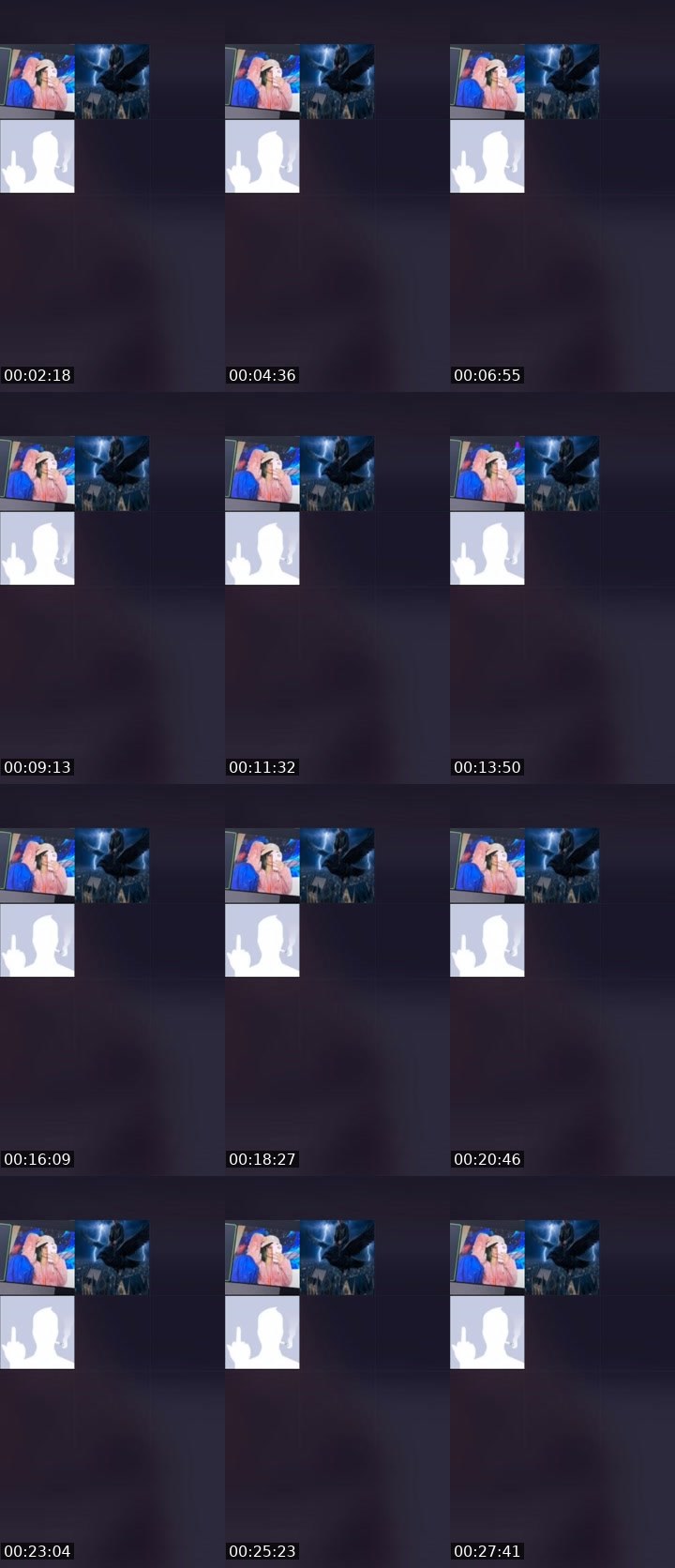 Contact-sheet preview of 東京 ♡'s Liveme recording