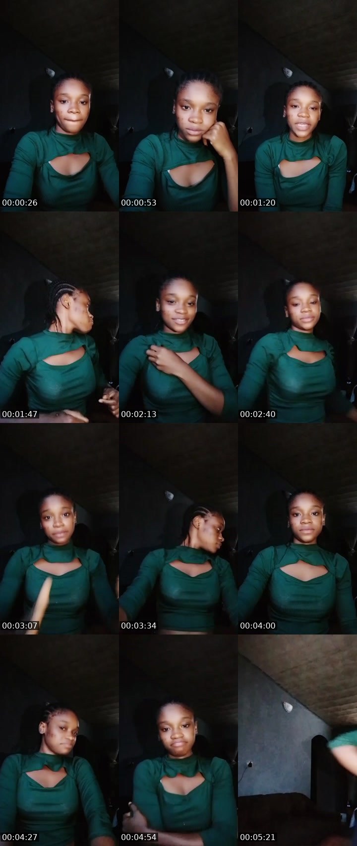Contact-sheet preview of Aria❣️'s Liveme recording
