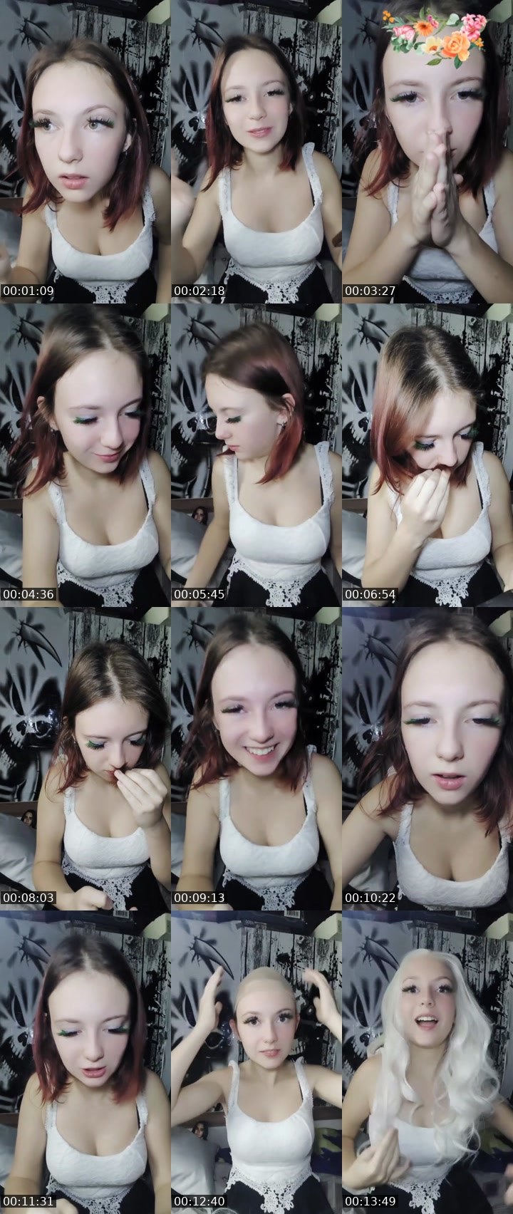 Contact-sheet preview of Baby Alice 💖's Liveme recording
