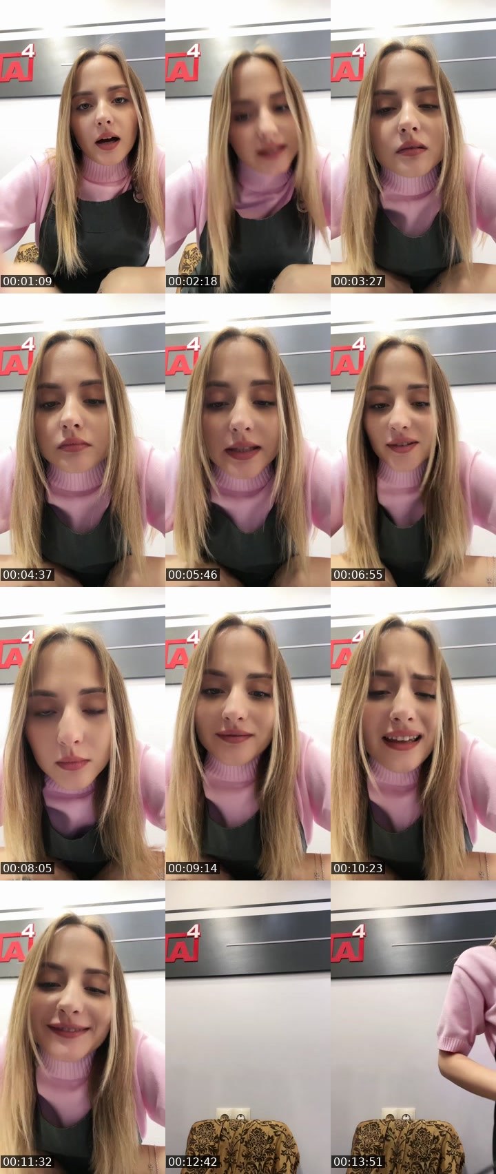 Contact-sheet preview of Tinkabell 🎂 30.10's Liveme recording