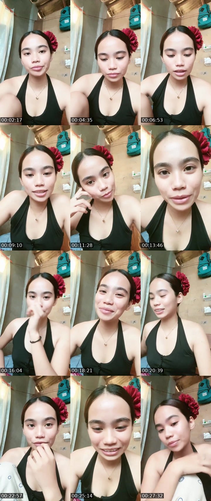 Contact-sheet preview of 👸Zeia🧚📚's Liveme recording